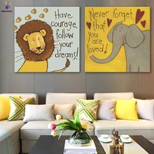 DIY цветные картинки по номерам с цветами хип-хоп обезьянка коала картина с изображением медведя Рисование Живопись по номерам Обрамленный дом