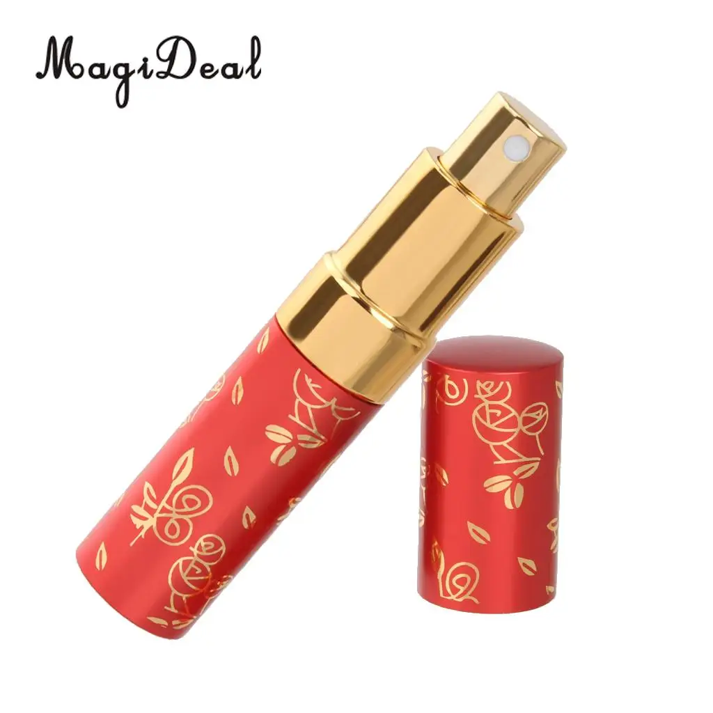 15ml Aftershave Atomizer Bottle Pump Travel Refillable Spray Purple Spray Atomizer glass Anodized Aluminium Scent bottle