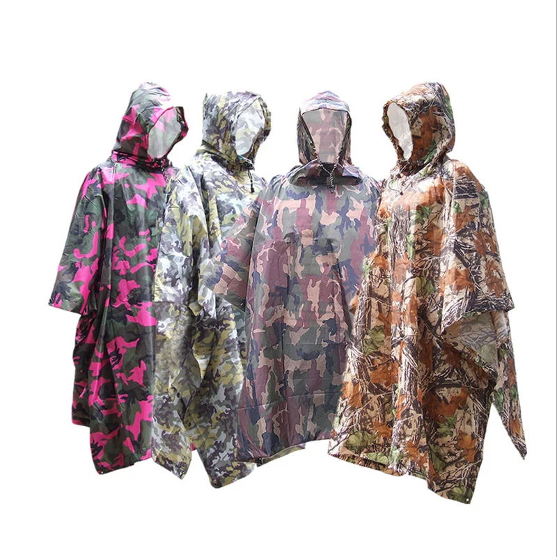 LUCKSTONE Multifunctional Raincoat Outdoor survival Travel Rain Poncho