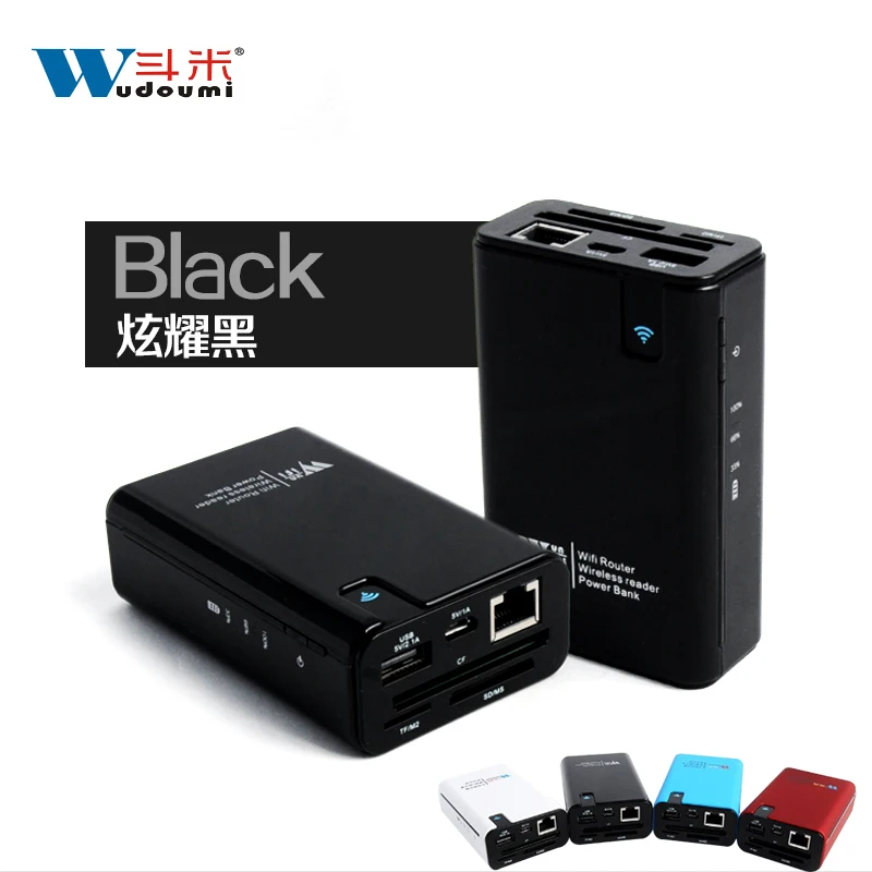 

New Arrival Mobile Portable Router Multifunctional Wireless Card Reader Wireless Storage Power Bank Battary Charger 6000mah