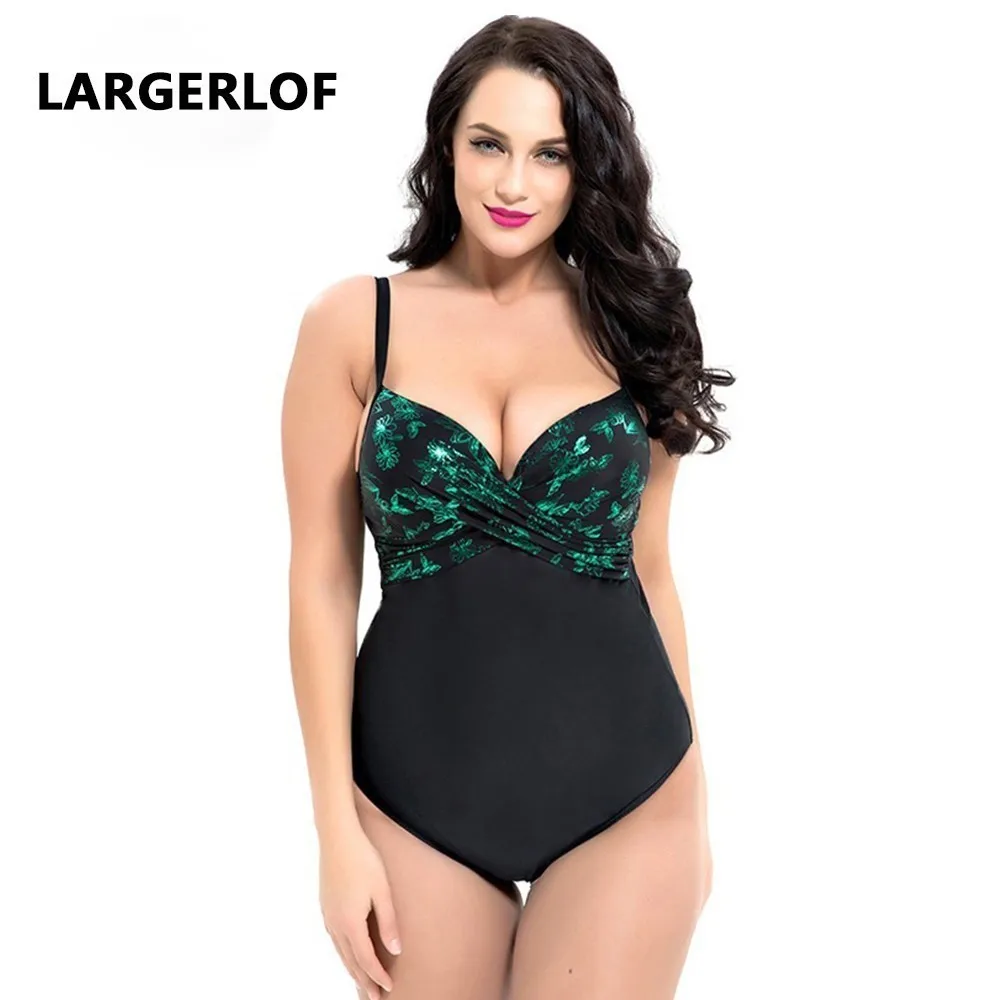 Swimsuit One Piece Plus Size Swimwear Large Size Swimsuit Backless Print Bather 2018 Suits Bath Woman BK50007 Swimsuit One Piece Plus Size Swimwear Large Size Swimsuit Backless Print Bather 2018 Suits Bath Woman BK50007