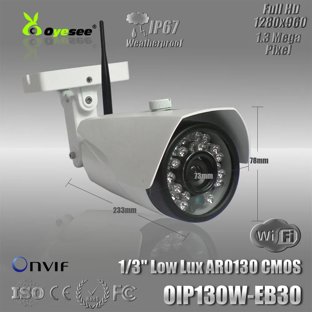 Kualitas tinggi ONVIF HD IPC 960 P CCTV 