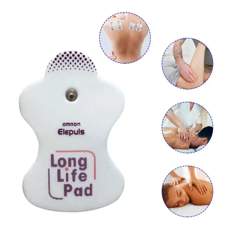 2pcs/pairs Omron Electrode Replacement Electrotherapy Long Life Electrode massage Self Adhesive tens Pads