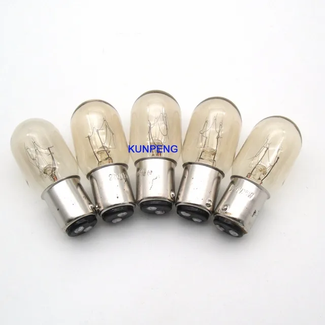 Buy 5PCS BA15D 220V Light Bulbs FIT for Singer Home