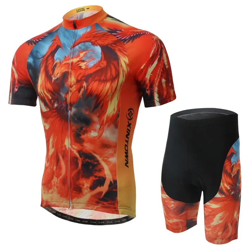 

XINTOWN Bicycle Cycling Exercise Suit Bicycle Jerseys and Pant Hygroscopic and Sweat Releasing Bicycle Cycling Exercise Suit