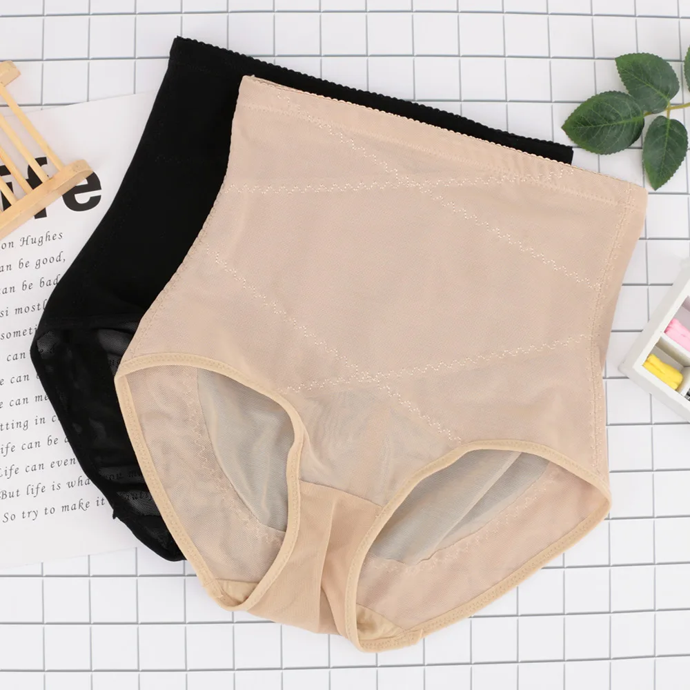 

Plus Size Sexy Women Underwear Breathable Panties Body Shaper Briefs Slimming Perspective Lingerie Sexy Body Shaping Briefs