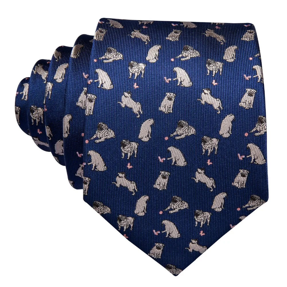 Мужской галстук бабочка Barry. Wang дизайнерский синий шелковые галстуки с рисунком