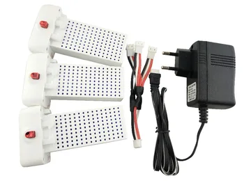 

3PCS lithium battery and European regulators with 1 care 3 conversion cable for SYMA X8SW X8SC X8 PRO X8SG Battery