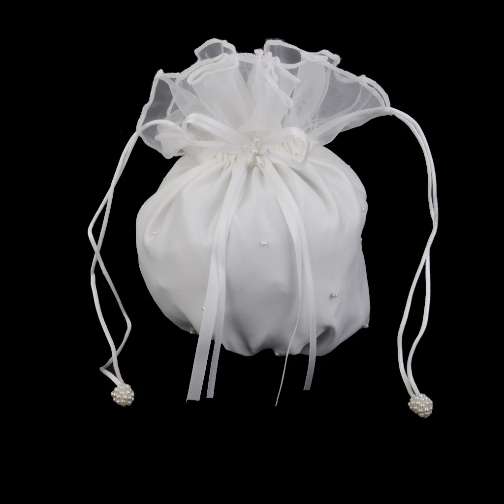 ivory wedding dolly bags