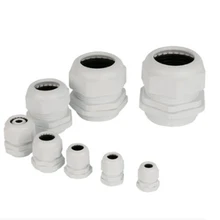 Черный и белый двухцветный нейлоновый кабель крепежная Головка водонепроницаемый разъем PG42-pg48