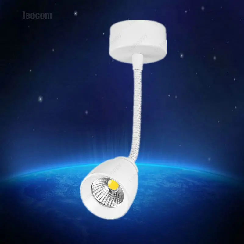 

Focos Led Real 2019 New Flexible Pipe 3w/5w Spot Led Cob Ceiling Light Picture Spots Lamp Adjustable Lighting Hotel Living Room