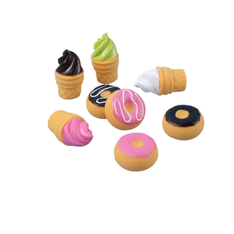 

8Pcs / lot new children's bath squeeze called toys ice cream vinyl toys