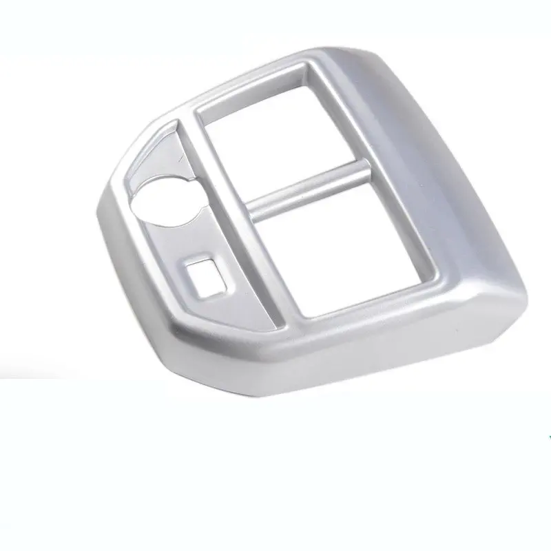

For Citroen C5 Aircross 1PC Matte Silver ABS Chrome Car Rear Air Conditioner Outlet Frame Cover Trim Car Styling Accessories
