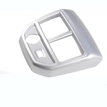 

For Citroen C5 Aircross 1PC Matte Silver ABS Chrome Car Rear Air Conditioner Outlet Frame Cover Trim Car Styling Accessories