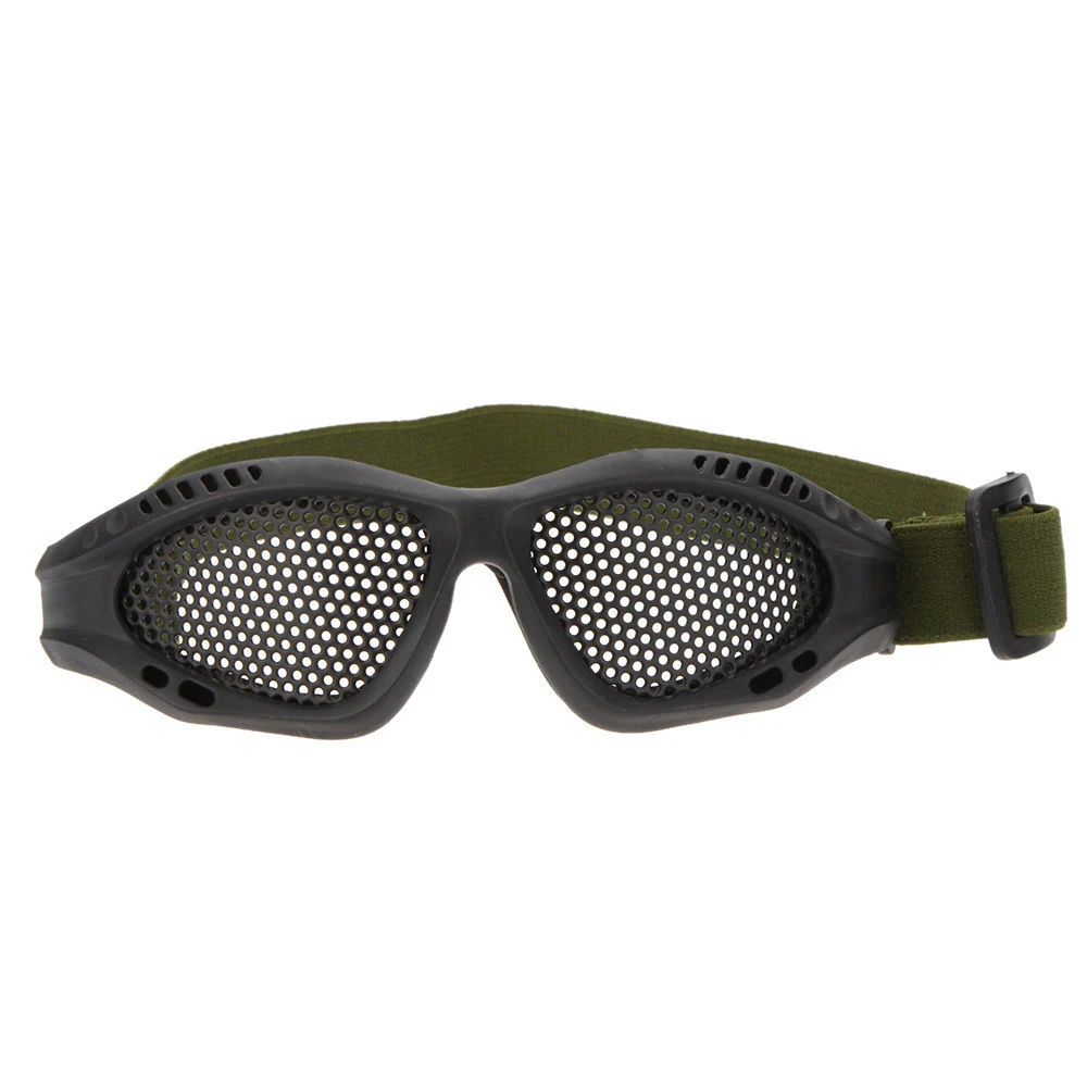 Tactical Hunting Airsoft Eyes Anti fog Protection Metal Mesh Glasses