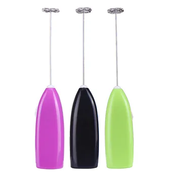 2016 Fashion Hot Drinks Milk Frother Foamer Whisk Mixer Stirrer Egg Beater Electric Mini Handle High Quality Free Shipping