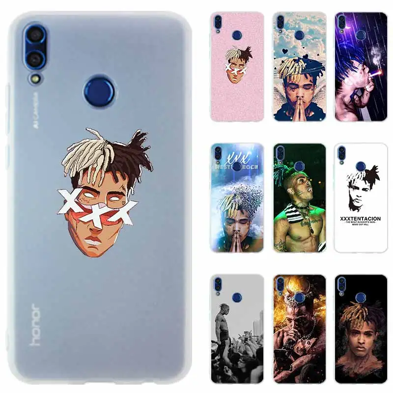 

Rap XXXTentacion Silicone Phone Case Cover For Huawei Honor 9 10 Lite 6X 7X 8X Max 7a pro 8a 8C V20 PLAY 10i 20i Hot