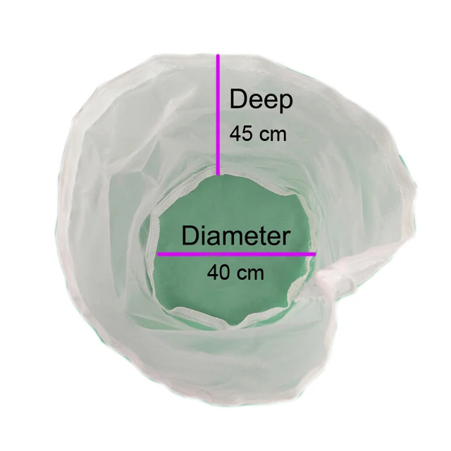120 микрон фильтр для пивоварения, цилиндрический пакет для пива и вина, многоразовая фильтрация виски, нейлоновая мелкая сетка, ситечко, инструменты для пивоварения - Цвет: 40X45cm