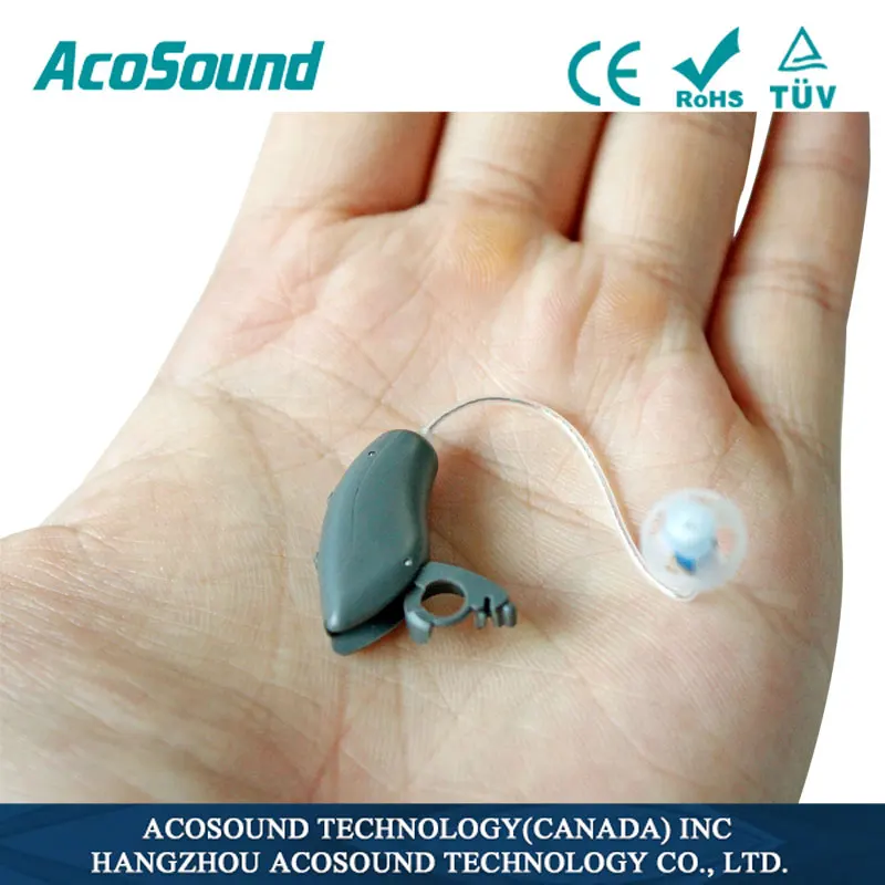 Acosound ai-1 4 Каналы мини RIC слуховые аппараты программируемый маленькие наушники цифровой слуховой аппарат БТЭ звук Усилители домашние