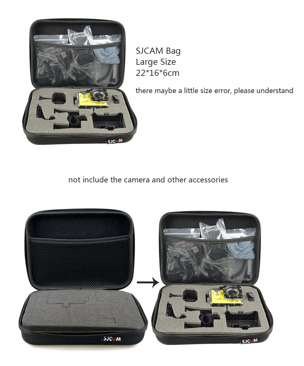 SJCAM сумка для хранения для SJCAM SJ4000 SJ5000X Elite SJ6 SJ7 SJ8 Pro SJ9 экшн-камера аксессуары