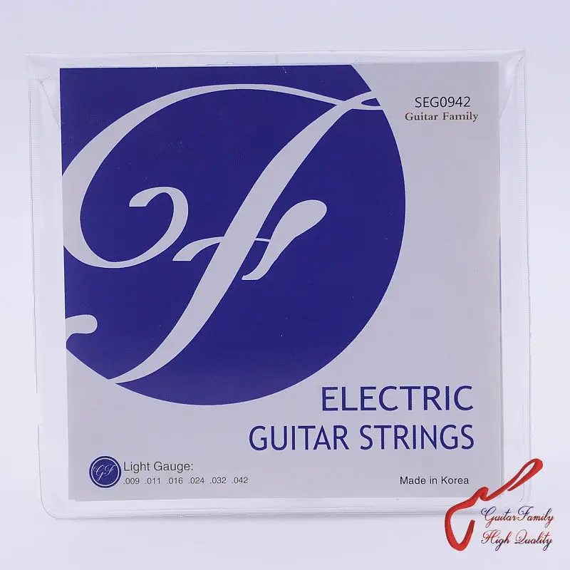 1 комплект Струны для электрогитары Guitar Family SEG 009 042 / 010 046/011 050 Сделано в Корее|electric
