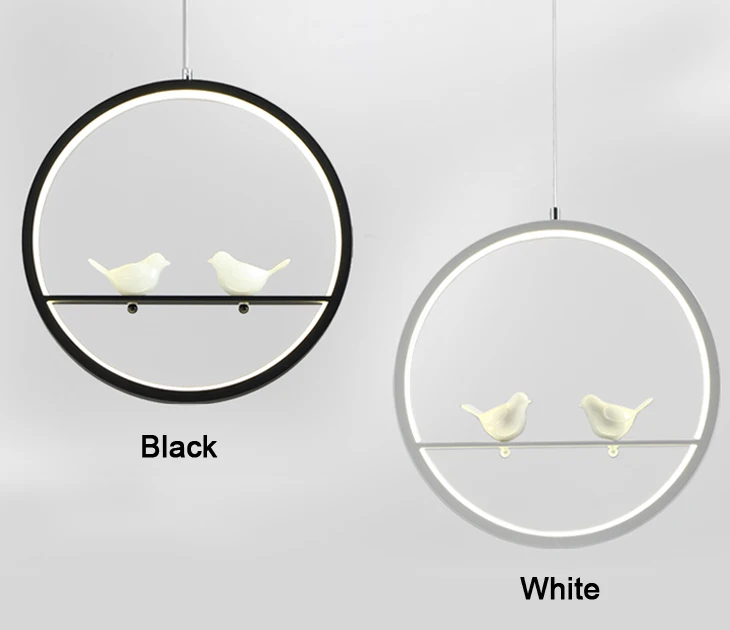 Современный Креативный светодиодный подвесной светильник для бара, столовой, подвесной светильник в винтажном стиле, подвесной светильник в виде птицы