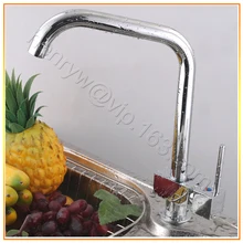 L15772-Роскошный Цвет Хром Латунь Горячей и Холодной Воды Кухонный Кран