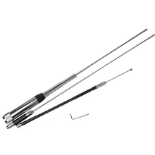 Stainless Steel SL16-Male Quad Band Antena 29.6/50.5/144/435MHz FM Mobile Radio Antenna 60W for HH-9000 Car Walkie Talkie