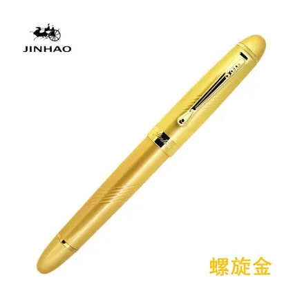 Новое поступление jinhao x450 Роскошная высококачественная металлическая перьевая авторучка с черными чернилами 0,5 мм перьевые ручки школьные и офисные принадлежности подарок - Цвет: 11