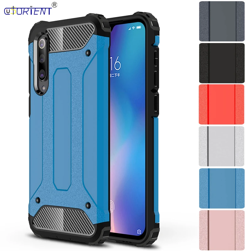 Чехол-бампер Xiaomi Mi 9 SE Hybrid Armor Xiomi TPU силиконовый резиновый ЖЕСТКИЙ чехол для