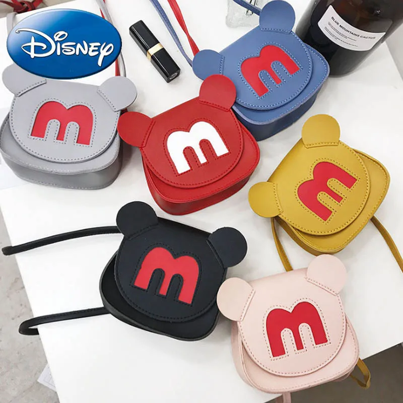 

2018 Disney Girl Minnie Mickey Mouse Backpacks Children Diagonal Bag Cute Kids Travel Backpack New Cartoon Kindergarten Bags