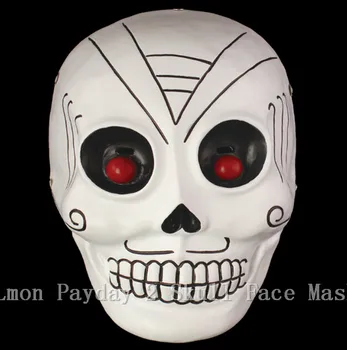 

New Design Halloween Party day resin mask Payday 2 cosplay top grade resin clown mask clockwork men party masks holiday supplies