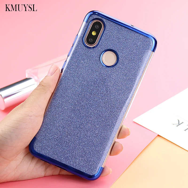 

Glitter Case For Xiaomi Redmi Note 7 5 6 Pro 6A 5 Plus S2 Cover For Xiaomi Mi 9 SE Mi8 Lite A1 A2 Mix 3 Max 3 Poco F1 Bling Case