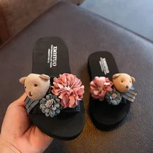 Girls Slippers Women Home Shoes 2019 Summer Comfortable Children Floral Beach Slippers Kids Fashion Casual Flip-flops Sandals цена Girls Slippers Women Home Shoes 2019 Summer Comfortable Children Floral Beach Slippers Kids Fashion Casual Flip-flops Sandals цены онлайн
