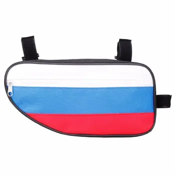 

B-SOUL Waterproof Triangle-Shape Pouch Mountain Cycling Bicycle Front Tube Frame Bag Saddle Holder Stitching Russia Bike Bags