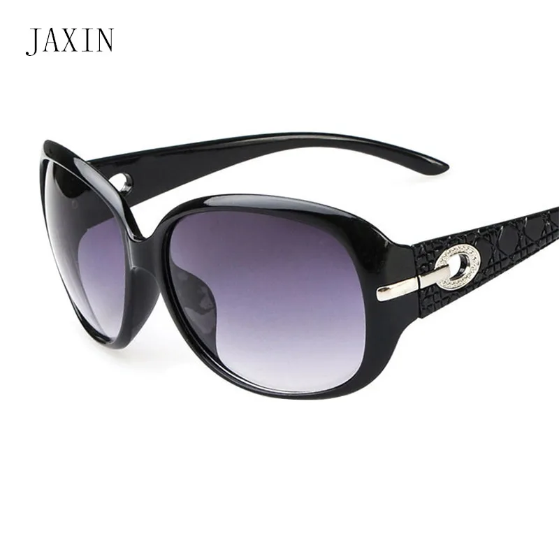 JAXIN Мода широкая оправа солнцезащитные очки для женщин цветное покрытие современные великолепные солнцезащитные очки MS фирменный дизайн тренд gogglesUV400