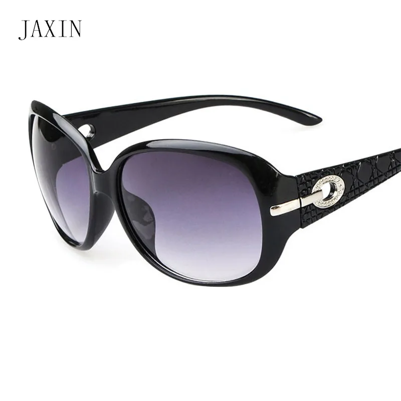 

JAXIN Fashion wide frame Sunglasses Women color plating modern gorgeous Sun Glasses Ms brand design trend new gogglesUV400