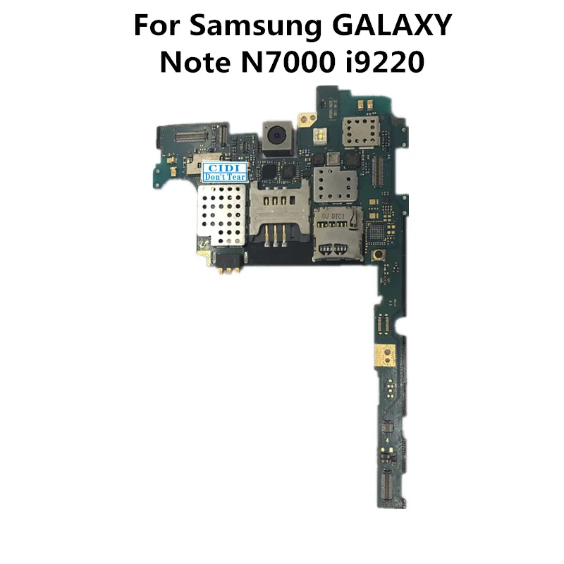 

Full Working Used EU Version & Unlocked Original Board For Samsung GALAXY Note N7000 i9220 Motherboard Logic Mother Board Plate