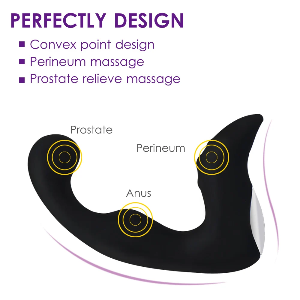 Prostate Massage Anal Vibrator For Men G Spot 2 Motor Vibrator Butt Plug Clitoris Anal Plug Adult Sex Products for Women (6)