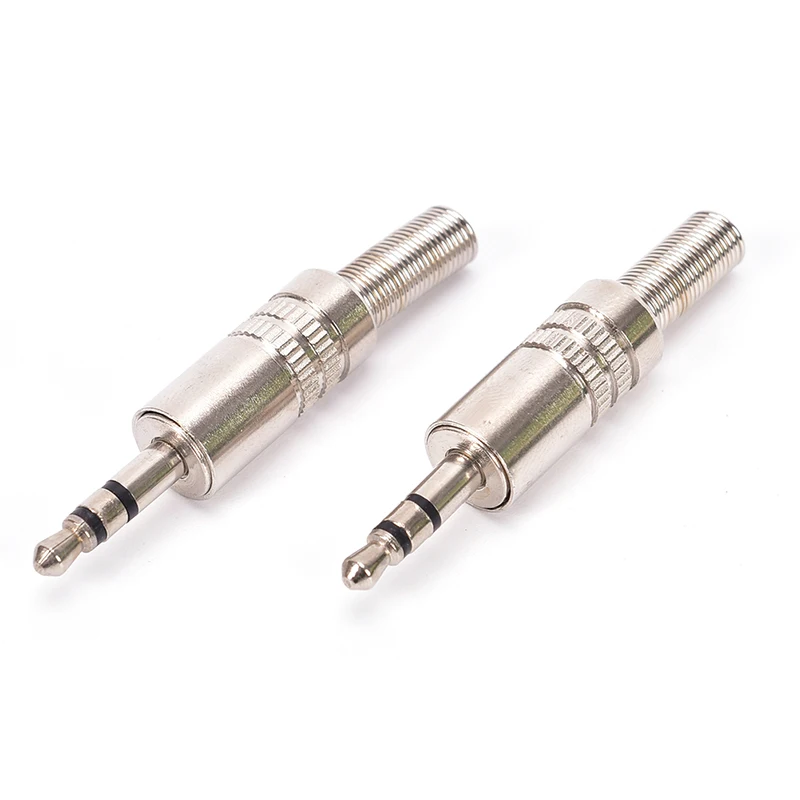 1PC New Replacement 3.5mm 3 Pole Male Repair Headphones Audio Jack Plug