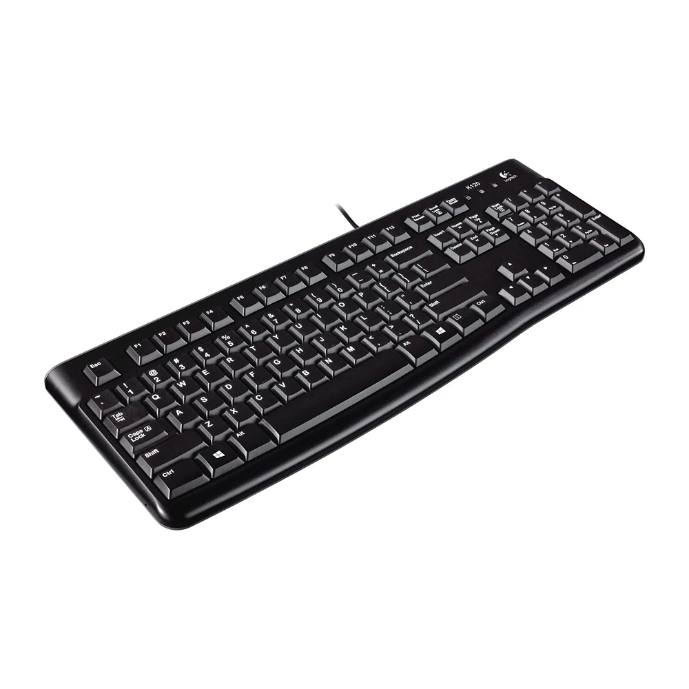 3 Logitech-Desktop-MK120-ES-Wired-USB-QWERTY-Black-Mouse-included