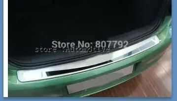 With LOGOStainless steel Rear bumper Protector Sill trim cover for 2011 2012 2013 Volkswagen VW Polo 5doors hatchback | Автомобили и