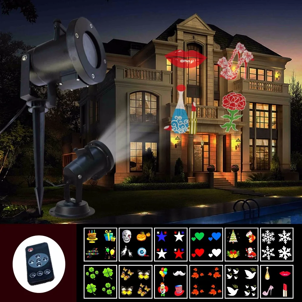 

LED projection card light (with remote control)