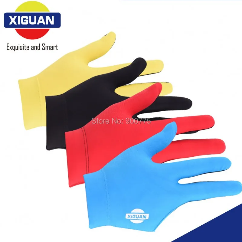 

XIGUAN Pool Billiards gloves Left Hand 3 fingers Comfortable Snooker Cue Gloves billiard Acessories