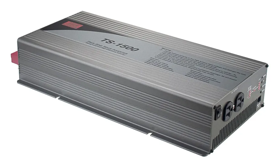 

[PowerNex] MEAN WELL original TS-1500-112F GFCI Standard 110V meanwell TS-1500 1500W True Sine Wave DC-AC Power Inverter