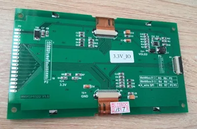 4,7 дюймов Большой размер SPI зеленый PM OLED модуль SSD1322 Привод IC 256*128 8 бит параллельный интерфейс 3,3 В