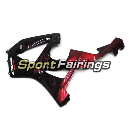 Полный инъекции ABS мотоцикл Обтекатели для Honda CBR900RR 929 00 01 CBR929RR 2000 2001 обтекатель комплект черный, красный пламя Мотоцикл
