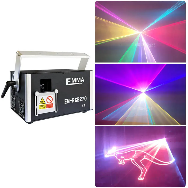 

Pro 1.5W / 1500mW RGB Laser Lighting DMX512 ILDA With ishow Software in sd card