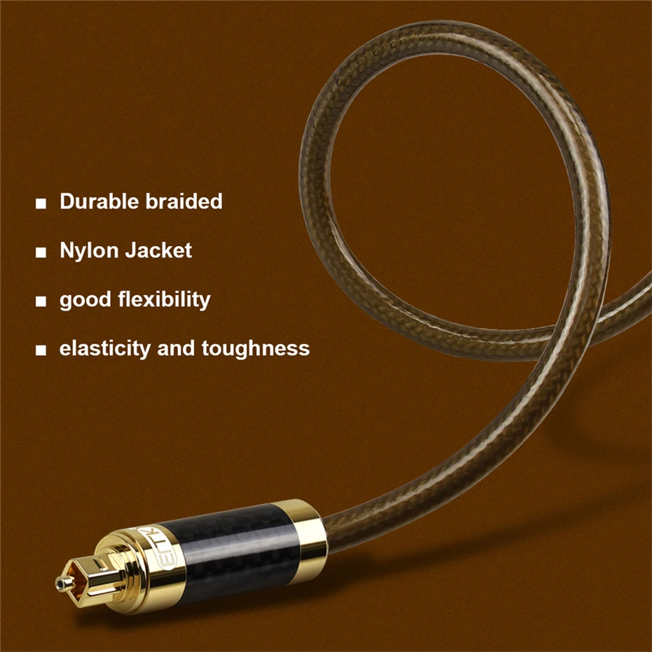 6 Optical Audio Toslink Cable