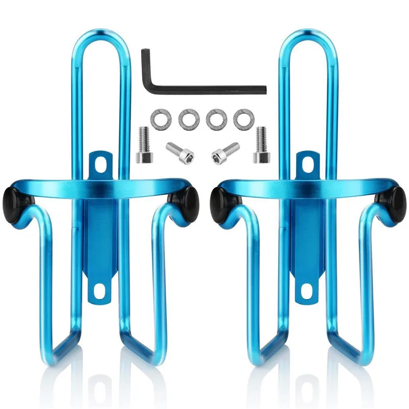 

2Pcs/lot Bike Water Bottle Cages Bicycle Lightweight Aluminum Alloy Bottle Holder Cages For Outdoor Activities